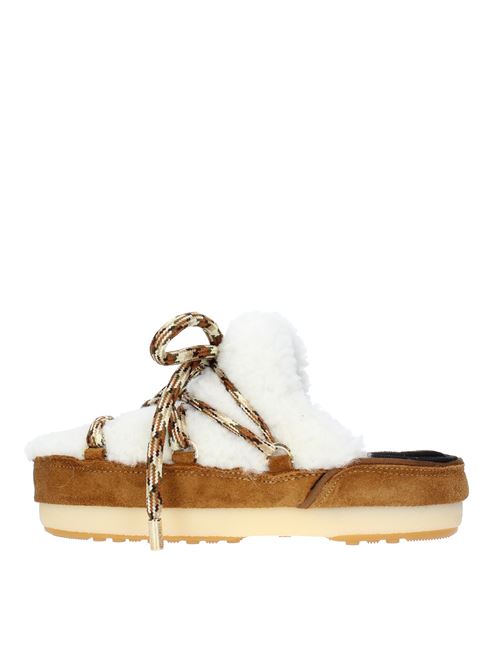 Mules modello 14601100 in camoscio e pelliccia MOON BOOT | 14601100MARRONE-BIANCO